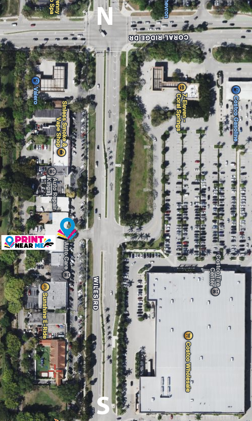 Coral Springs Aerial our location